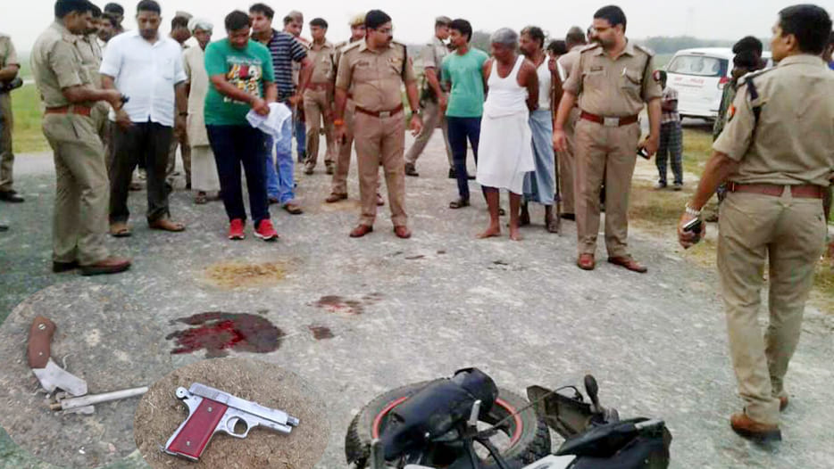 encounter with criminal one crook killed three soldier injured