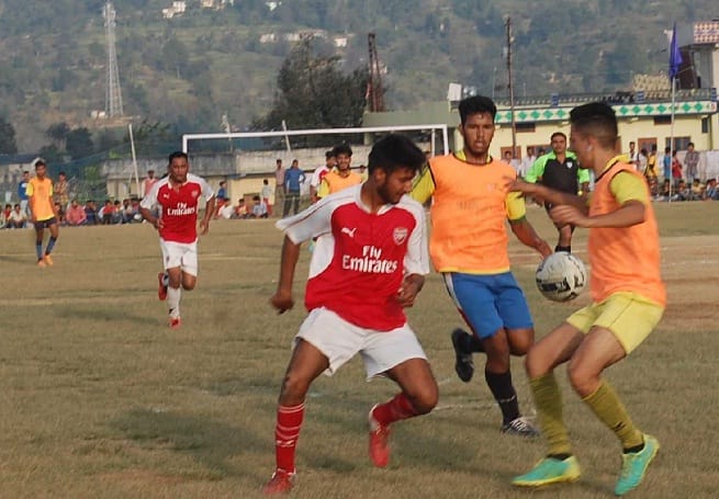 Football played in Champawat