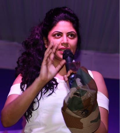 Actress kavita kaushik reached dehradun for drug free campaign