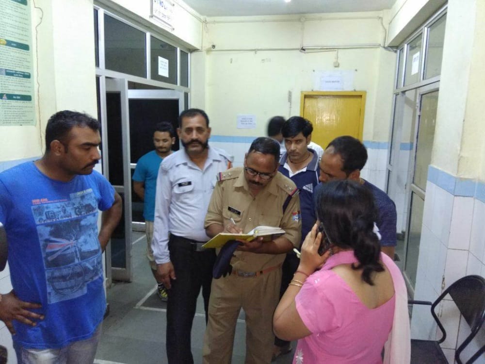 By writing a suicide note a railway official has eaten poisonous substances