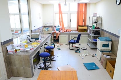 Explosion in SMS Hospital Lab