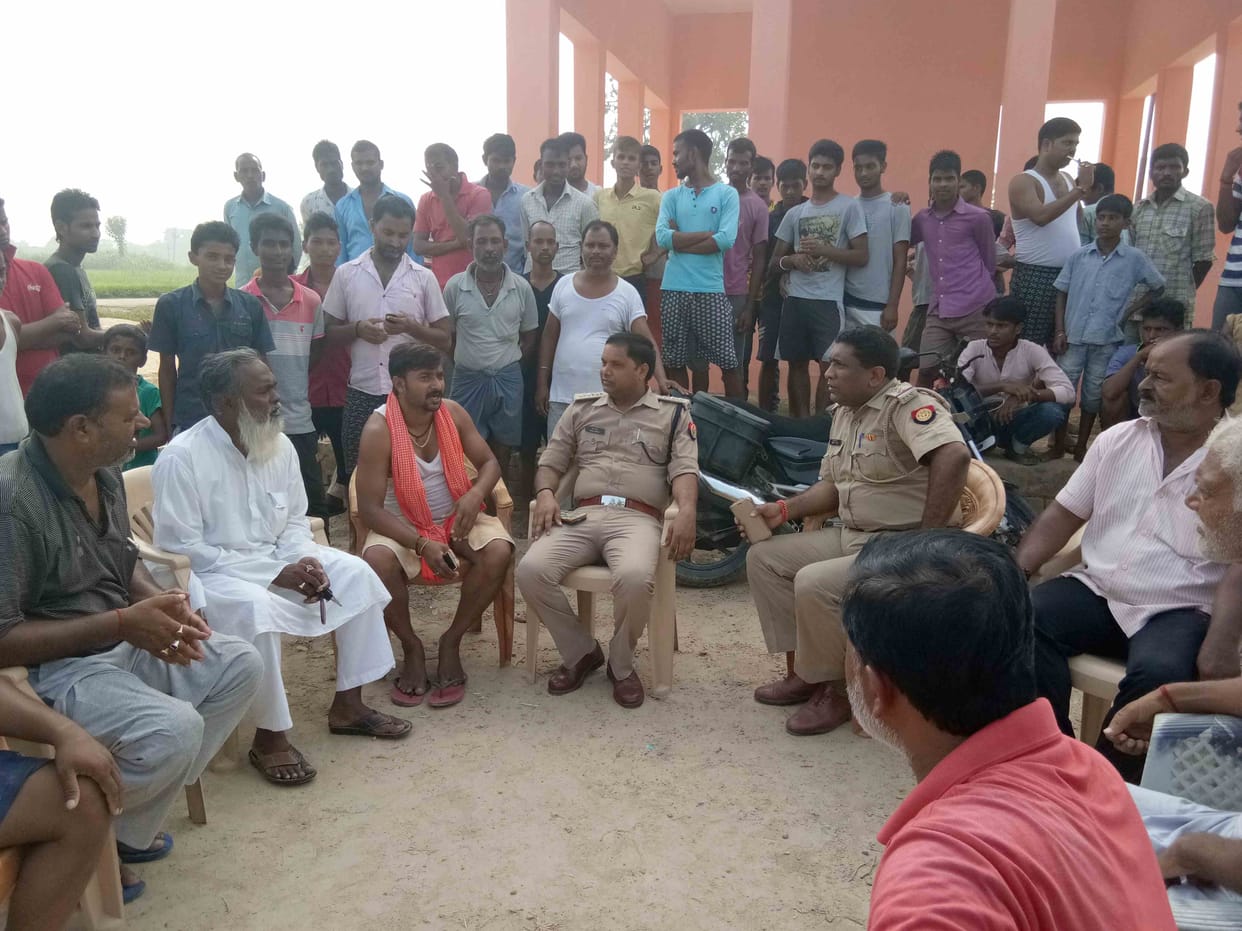 सीओ और एसओ की सख्ती से बवाल टला