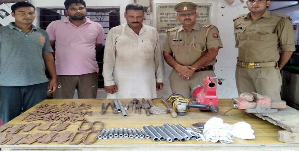 The disclosure of the tamancha factory, police recovered ashlha