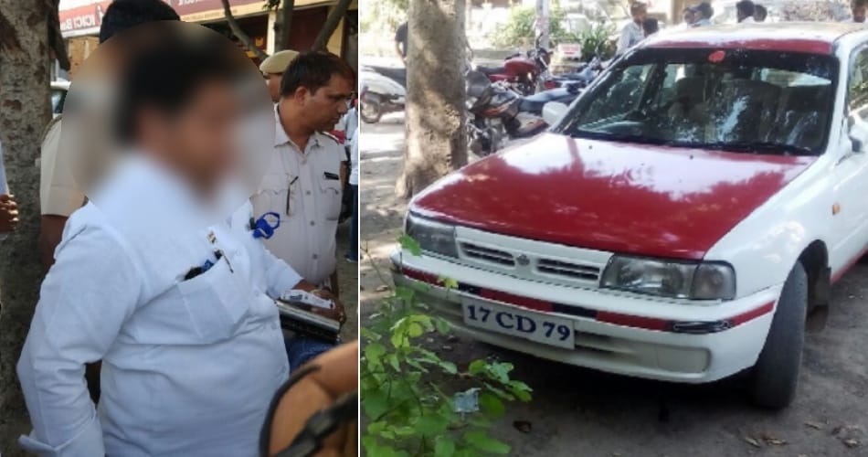 Chinese Embassy car caught in Hissar from Congress leader