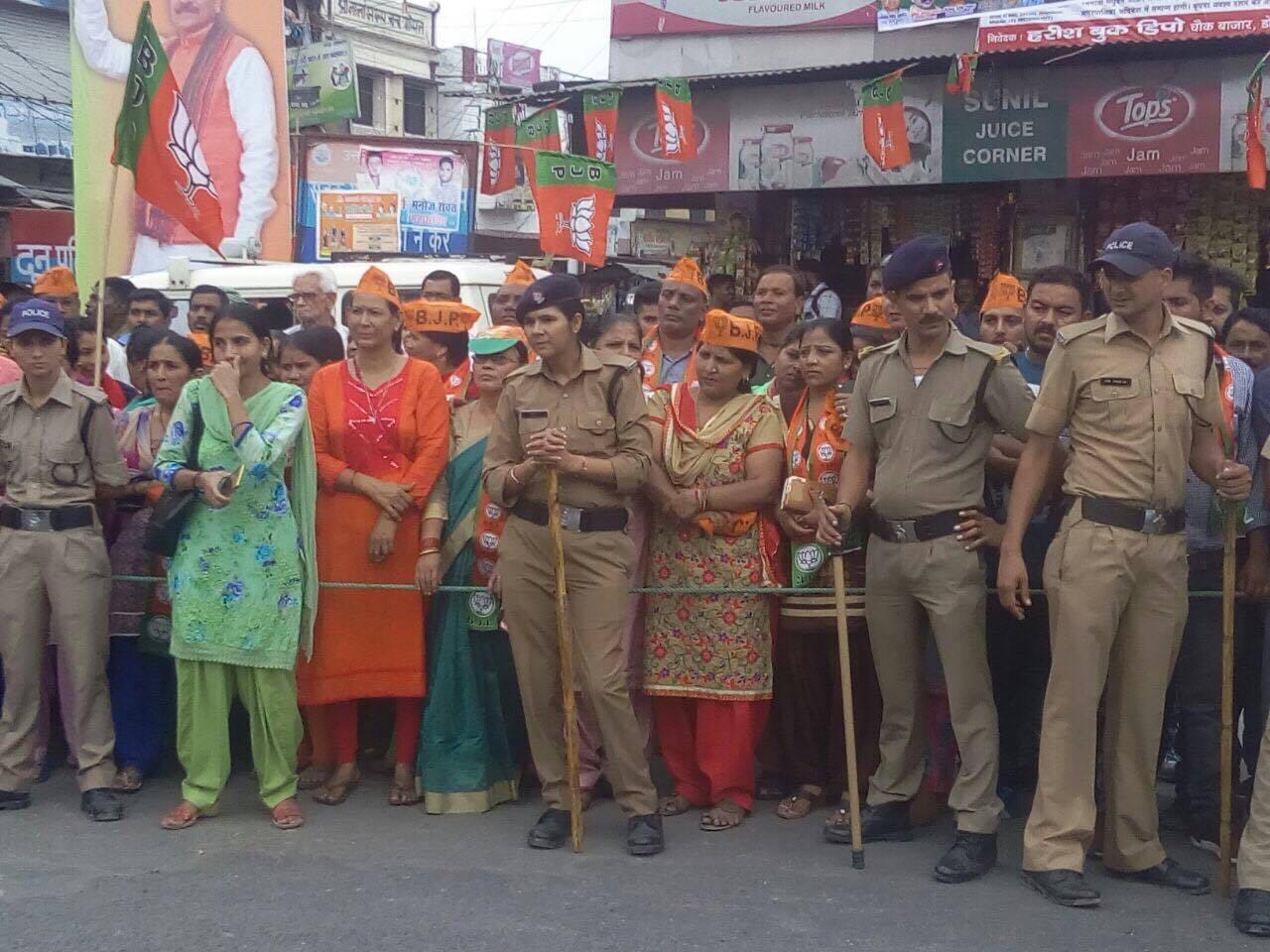 amit shah rarest welcome in dehradun