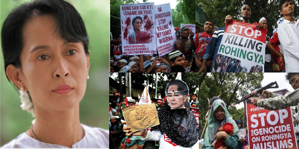 आंग सान सू की, म्यांमार, रोहिंग्या