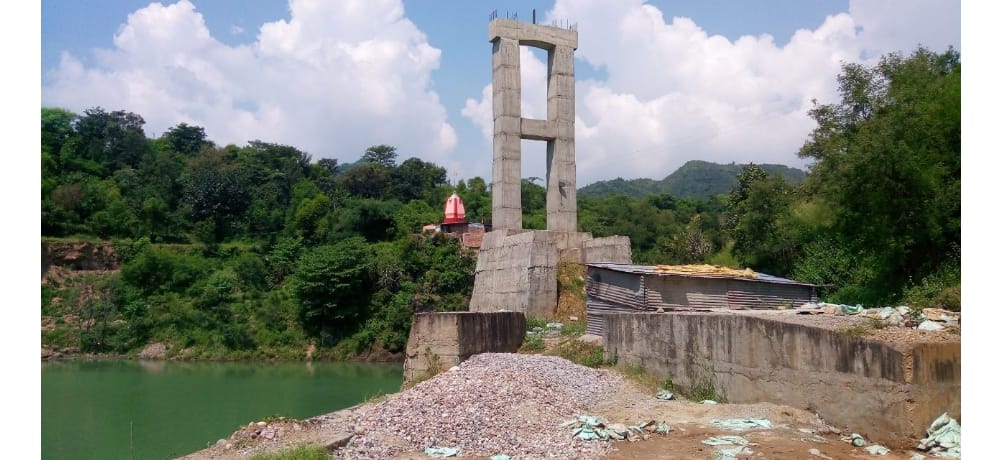 construction of bridge is pending from last three years at sundernagar