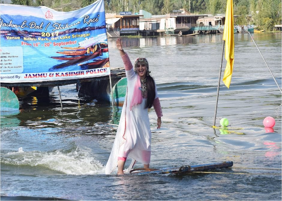 celebrating the three-day festival Jashn-e-Dal IN KASHMIR valley