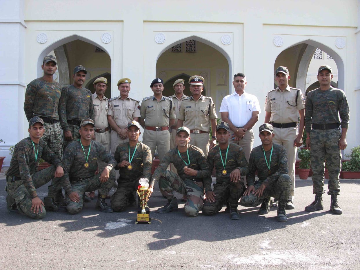 Jaipur police commissioner's commando team is second runner