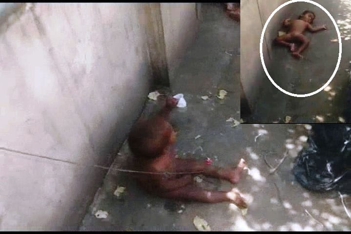 Mother goes to beg for babies