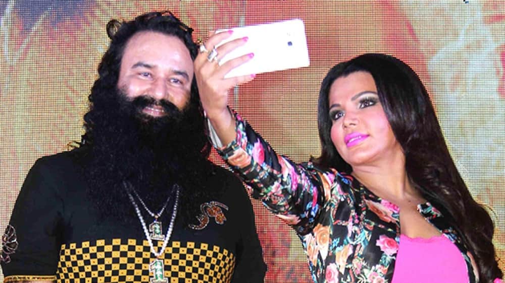 rakhi sawant and raza murad to portray ram raheem and honeypreet in upcoming film