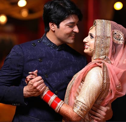 Unseen wedding pics of Diya Aur Bati Hum actor Anas and heena prove marriages are made in heaven