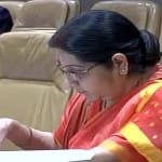 pak envoy Sohail Mahmood meet sushma swaraj, in first high-level contact