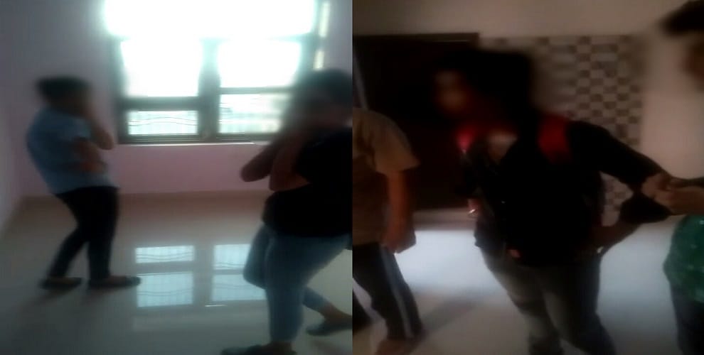 Nominal school girl students caught in objectionable situation