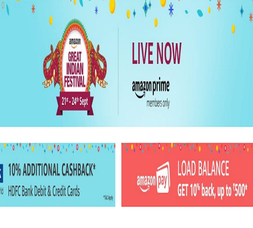 Amazon Geat Indian Festival Sale, Know here all discounts on mobiles