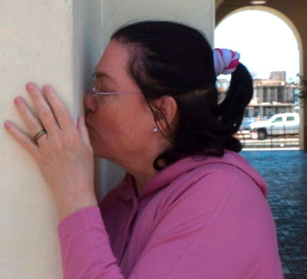 A California Woman marries train station which she loved for 36 years 