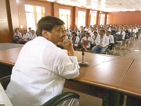 MBBS students strike ends in Saifai