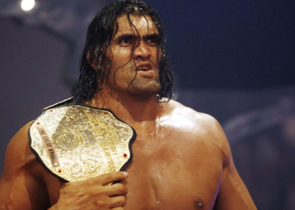 the great khali wrestling in india