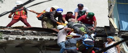 earthquake shakes mexico city in 19 september 1985