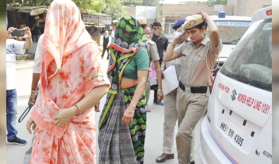 palwali 5 murder case: women sarpanch with 16 other accused to judicial and police custody