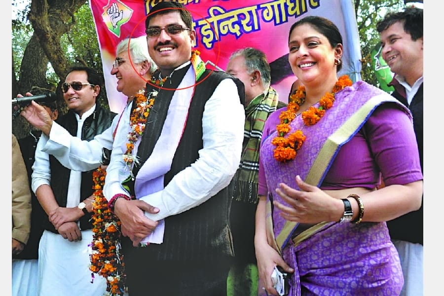 arrested congress leader sandeep tiwary interrogated by punjab police.