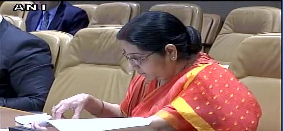 Sushma Swaraj meets Foreign Ministers of 8 countries