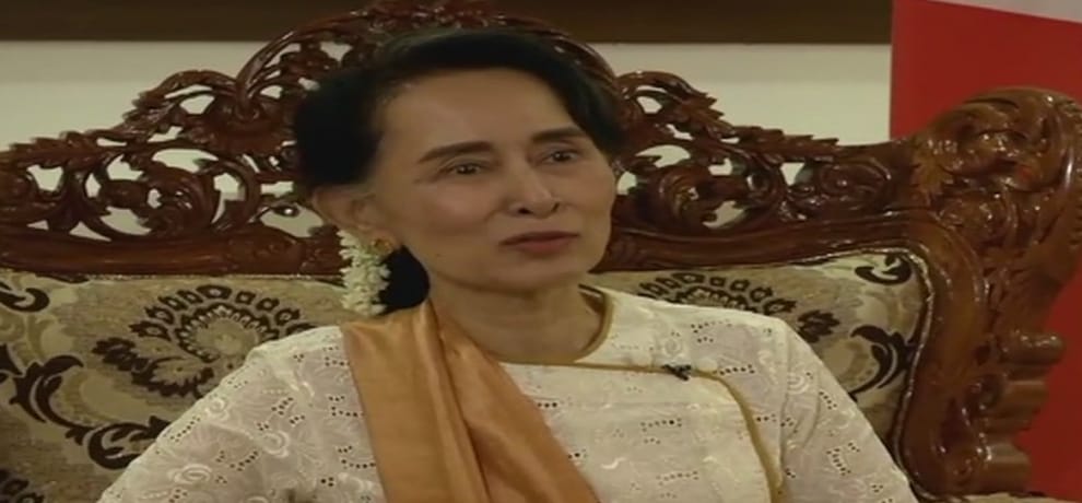 Suu Kyi said, making no distinction between Muslims or Hindus or Rakhine