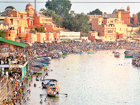 Dump planted in Ramghat, Pindand done to ancestors