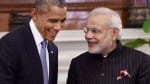 प्रधानमंत्री नरेंद्र मोदी और बराक ओबामा
