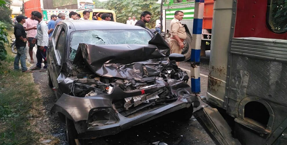 Incident: truck-car fierce collision, three killed including couple