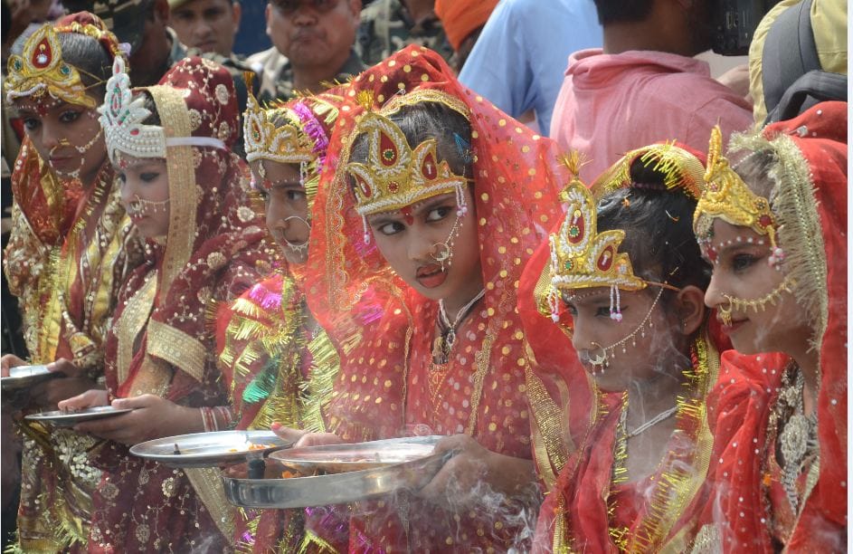  Navratri festival start in vaishno devi Katra , see pics