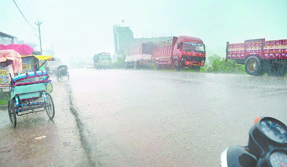 rain fall in gonda
