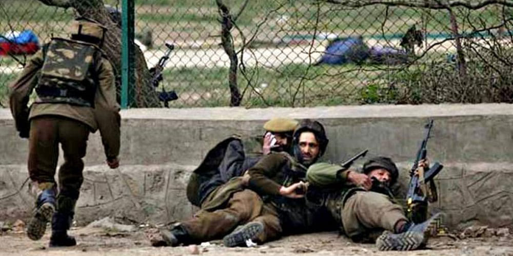 attack ON police party in Shopian of jammu and kashmir