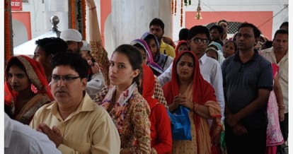 First day of Navratra, Panchkula Mata mansa devi temple