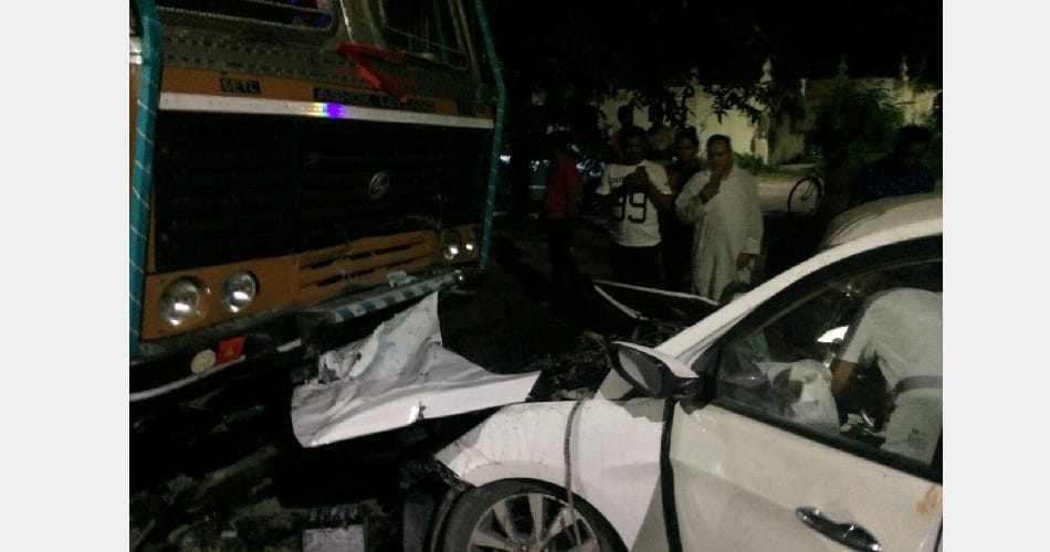 The revenue inspector died in the accident