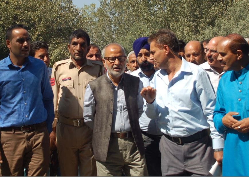 terrorist attack on pwd minister naeem akhtar ni tral
