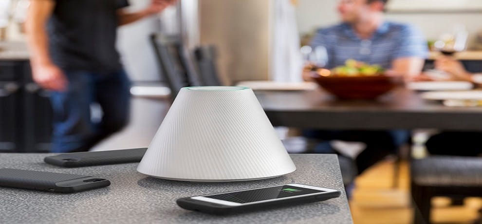 World first wireless charger promises to charge your phone from a foot away