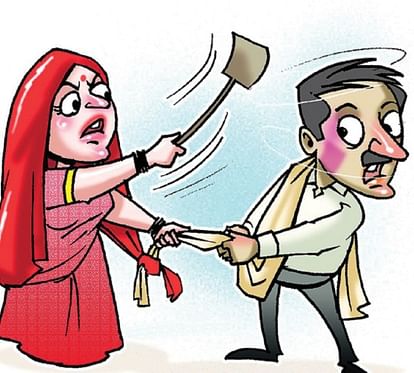 जब पत्नी ने आयुर्वेदिक दवाई के चक्कर में की पति की जोरदार कुटाई, पढ़िए  मजेदार जोक्स - Jokes Husband Wife Jokes In Hindi Santa Hindi Jokes Majedar  Chutkule Hindi Funny Jokes -