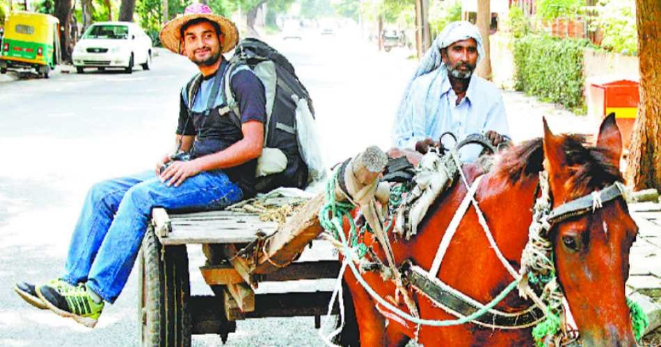 allahabad boy ansh mishra on india tour, way of travelling is life from people