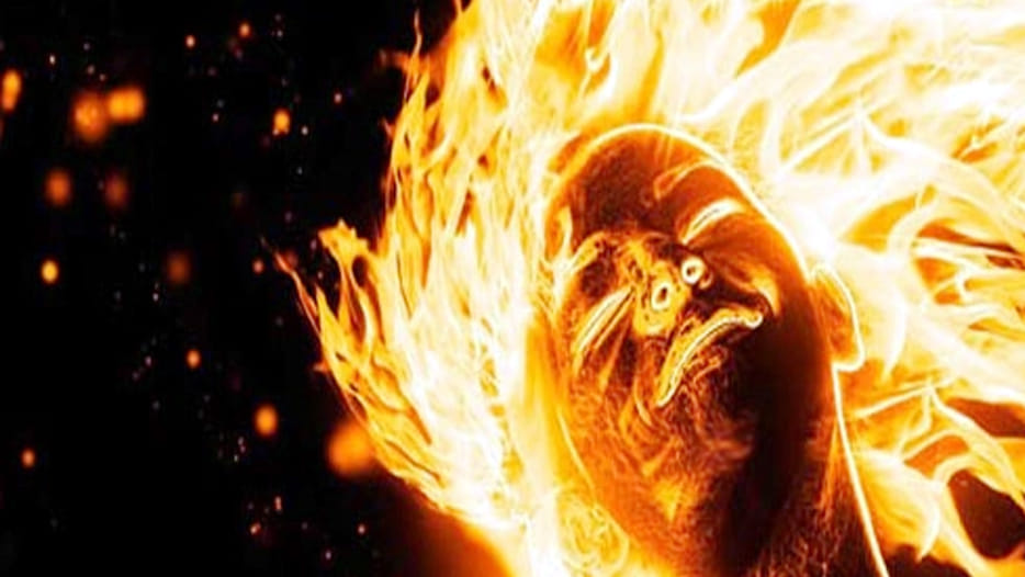 Burnt alive woman in fatehpur