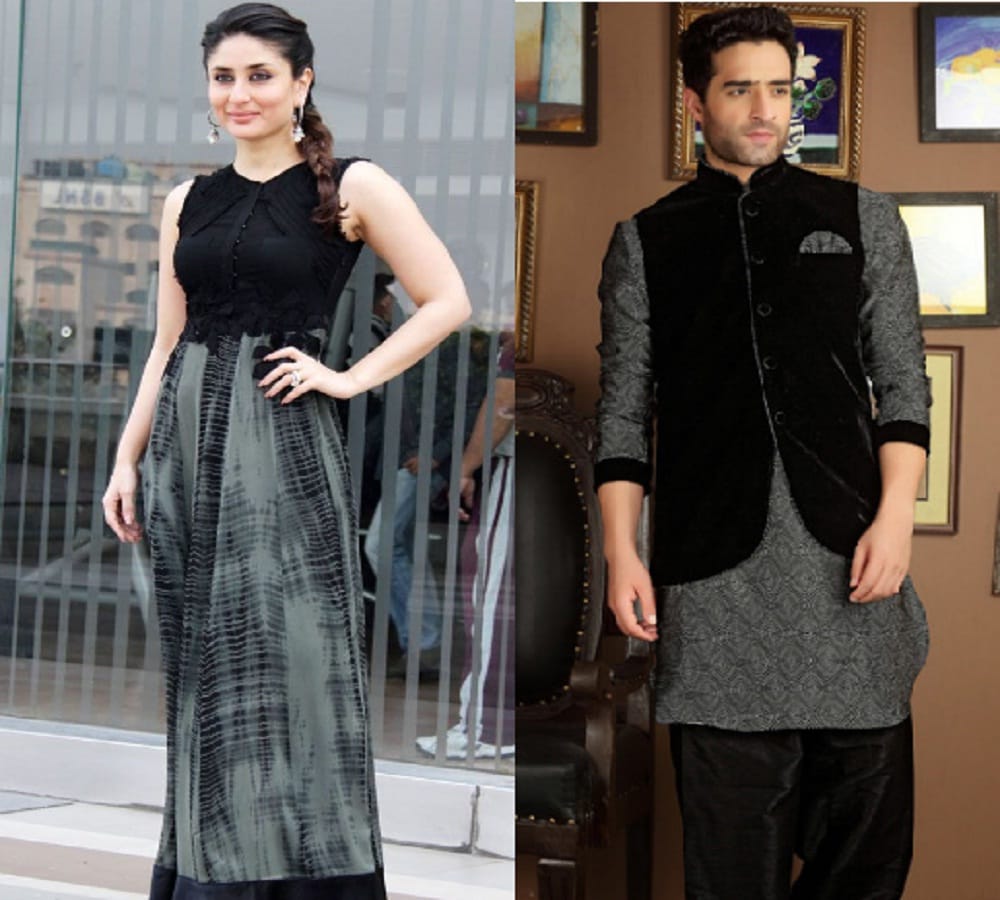 try these grey color outfits on the third day of Navratri 