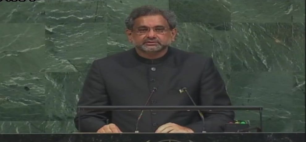 Pakistan ready to resume dialogue with India on Kashmir says Pak PM Shahid Abbasi 