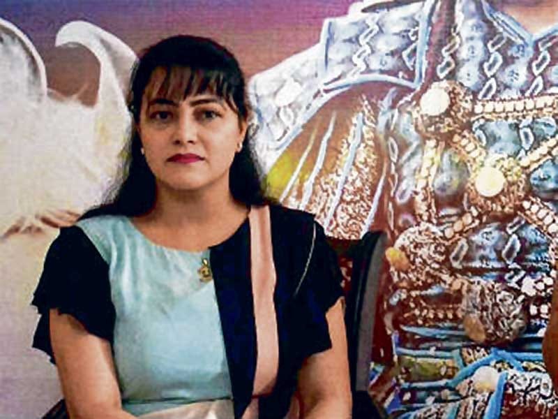 Honeypreet was staying here in his relative's house in Hanumangarh.