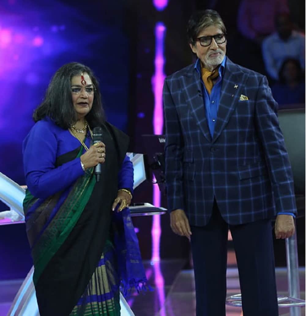Kaun Banega Crorepati 9 Amitabh Bachchan has a blast with old friend Usha Uthup