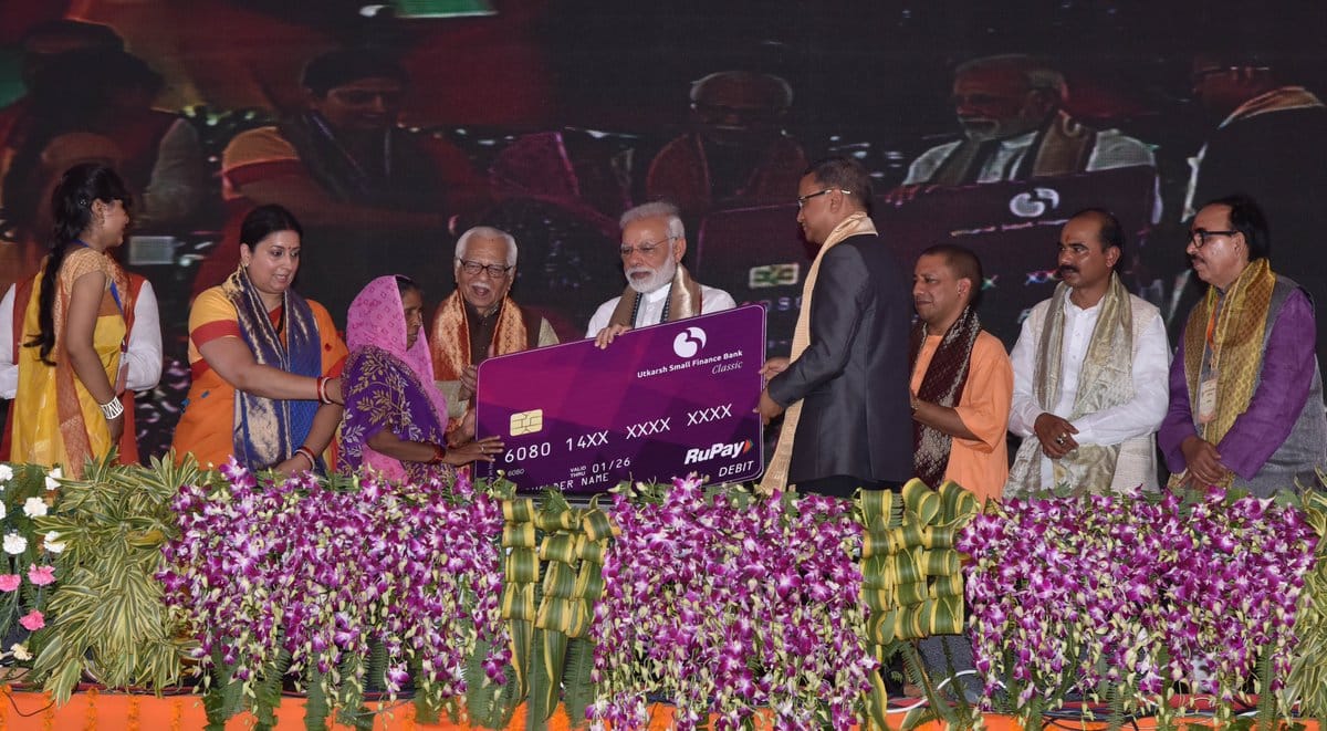 prime minister modi inaugrate utkarsh small finance bank