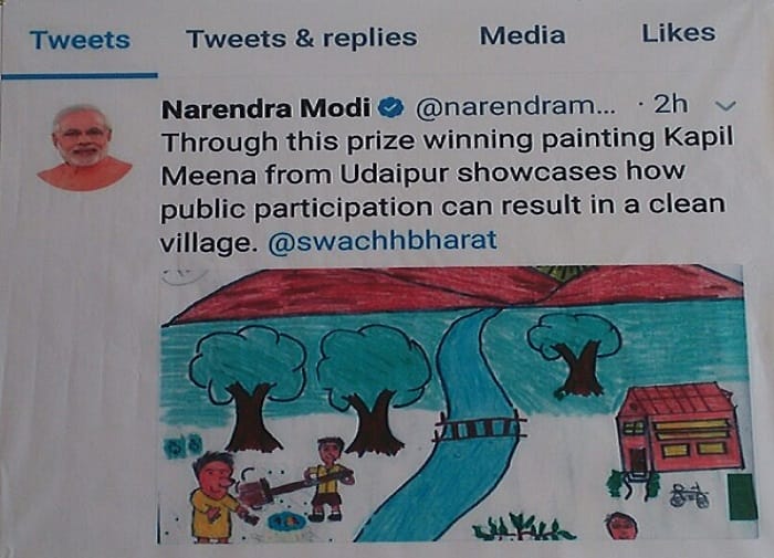PM Narendra Modi praises this student of the state