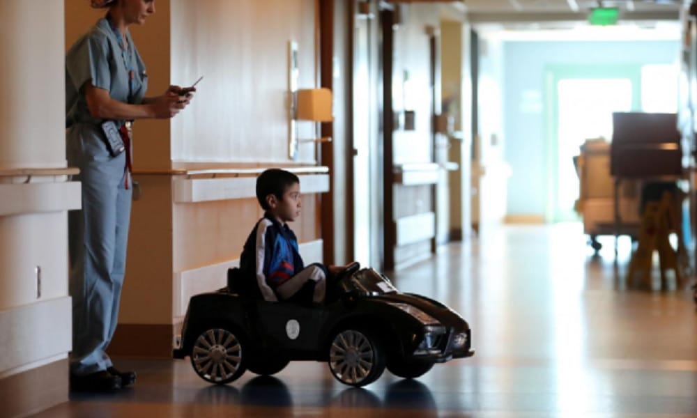 Children Drive Toy Car At This Hospital On Their Way To Surgery