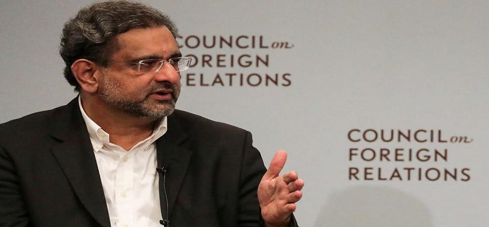 Pakistan repeat Kashmir issue in america, abbasi says Kashmir issue resolved with UNSC resolution