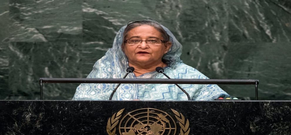 At Un Bangladesh PM urges safe zones for Myanmar Rohingya