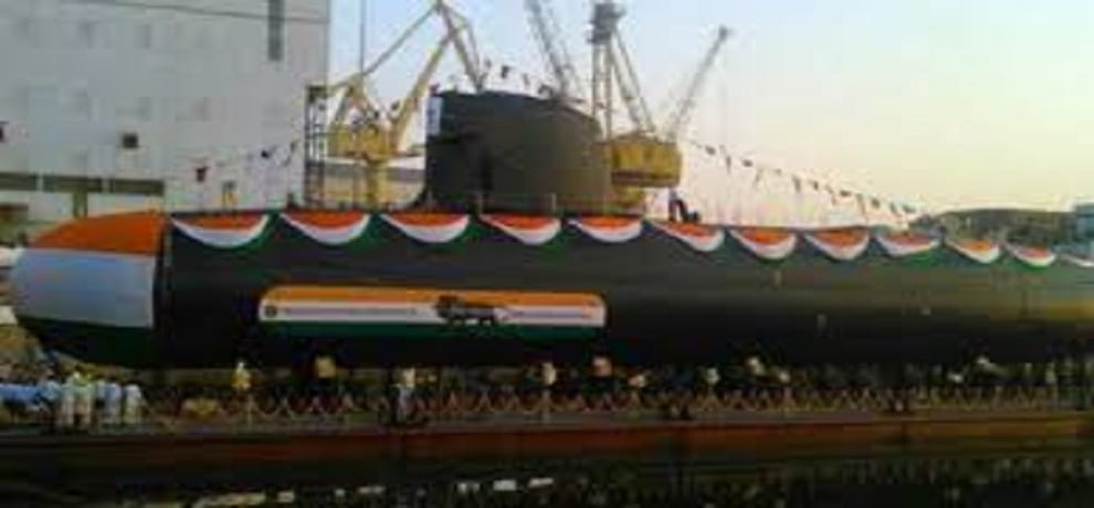 first submarine of the Scorpene series Kalwari received by Indian Navy